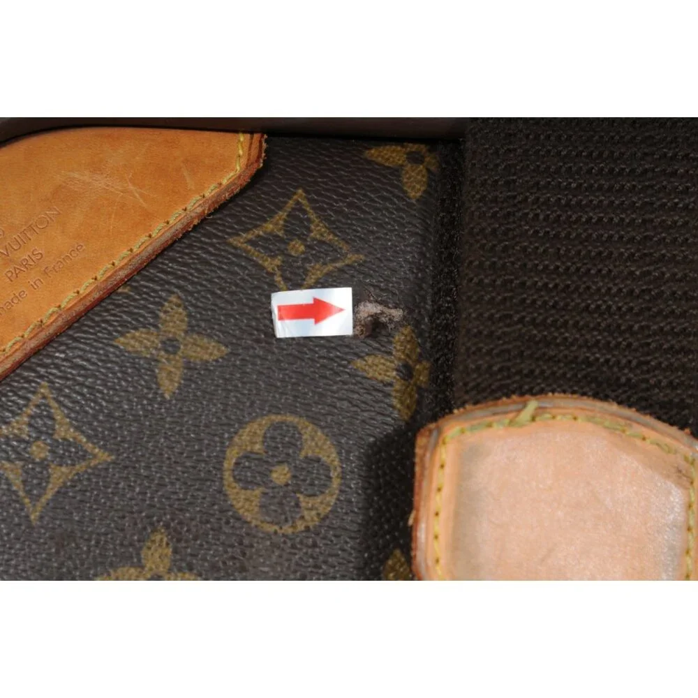 Louis Vuitton Satellite 65 Brown Monogram Suitcase Travel Luggage Trunks Suitcas